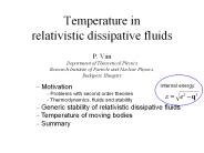 Temperature in  relativistic dissipative fluids