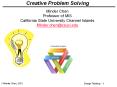 Creative Problem Solving PowerPoint PPT Presentation