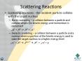 Scattering Reactions PowerPoint PPT Presentation