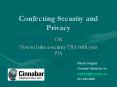 Confecting Security and Privacy PowerPoint PPT Presentation