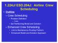 1.224J/ESD.204J:AirlineCrew Scheduling PowerPoint PPT Presentation
