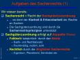 Aufgaben des Sachenrechts (1) PowerPoint PPT Presentation