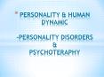 PERSONALITY PowerPoint PPT Presentation