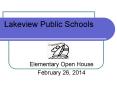 Lakeview Public Schools PowerPoint PPT Presentation