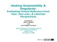 Seeking Sustainability PowerPoint PPT Presentation
