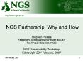 NGS Partnership: Why and How PowerPoint PPT Presentation