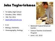John Taylor-Lehman