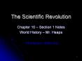 The Scientific Revolution PowerPoint PPT Presentation