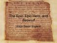 The Epic, Epic Hero, and Beowulf PowerPoint PPT Presentation