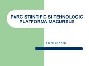 PARC STIINTIFIC SI TEHNOLOGIC PLATFORMA MAGURELE