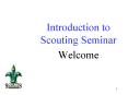 Introduction to Scouting Seminar PowerPoint PPT Presentation