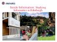 Inside Information: Studying Informatics in Edinburgh PowerPoint PPT Presentation