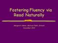 Fostering Fluency via Read Naturally PowerPoint PPT Presentation