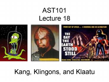 AST101 Lecture 18