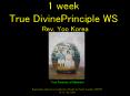 1 week True DivinePrinciple WS Rev. Yoo Korea PowerPoint PPT Presentation