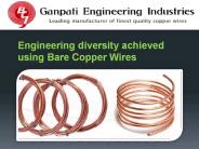 Bare copper wires