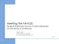 Meeting the NAAQS:  Federal Stationary Source Control Measures On the Books PowerPoint PPT Presentation