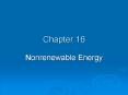Nonrenewable Energy PowerPoint PPT Presentation