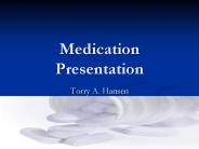 Medication Presentation