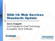 SOA-14: Web Services Standards Update