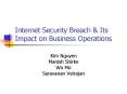 Internet Security Breach PowerPoint PPT Presentation