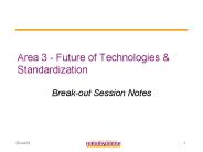 Area 3 - Future of Technologies