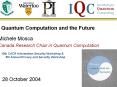 Introduction to Quantum Computation PowerPoint PPT Presentation
