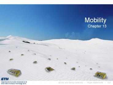 Mobility Chapter 13