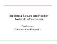 Building a Secure and Resilient Network Infrastructure