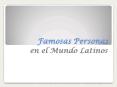 Famosas Personas PowerPoint PPT Presentation