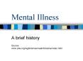 Mental Illness PowerPoint PPT Presentation