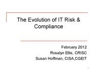 The Evolution of IT Risk