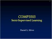 COMP3503 Semi-Supervised Learning