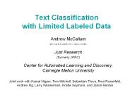 Text Classification with Limited Labeled Data