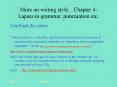 More on writing style PowerPoint PPT Presentation