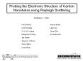 Probing the Electronic Structure of Carbon Nanotubes using Rayleigh Scattering PowerPoint PPT Presentation