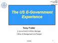 FTAA.ecom/inf/135 June 4, 2002  The US E-Government Experience PowerPoint PPT Presentation