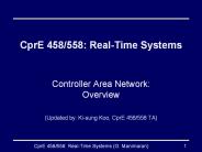 CprE 458/558: Real-Time Systems