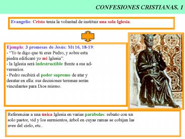 CONFESIONES CRISTIANAS, 1