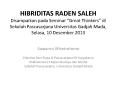 HIBRIDITAS RADEN SALEH Disampaikan pada Seminar  PowerPoint PPT Presentation