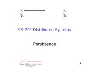 95-702 Distributed Systems