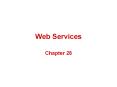 Web Services PowerPoint PPT Presentation