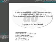 Das Wirtschaftsinformatikportal der Universit
