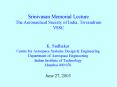 Srinivasan Memorial Lecture The Aeronautical Society of India, Trivandrum VSSC PowerPoint PPT Presentation