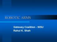 ROBOTIC ARMS