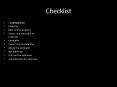 Checklist PowerPoint PPT Presentation