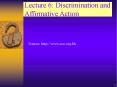 Lecture 6: Discrimination and Affirmative Action PowerPoint PPT Presentation