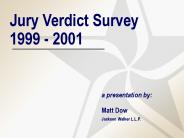 Jury Verdict Survey