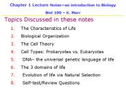 Chapter 1 Lecture Notes
