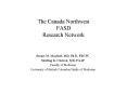 The Canada Northwest FASD Research Network PowerPoint PPT Presentation